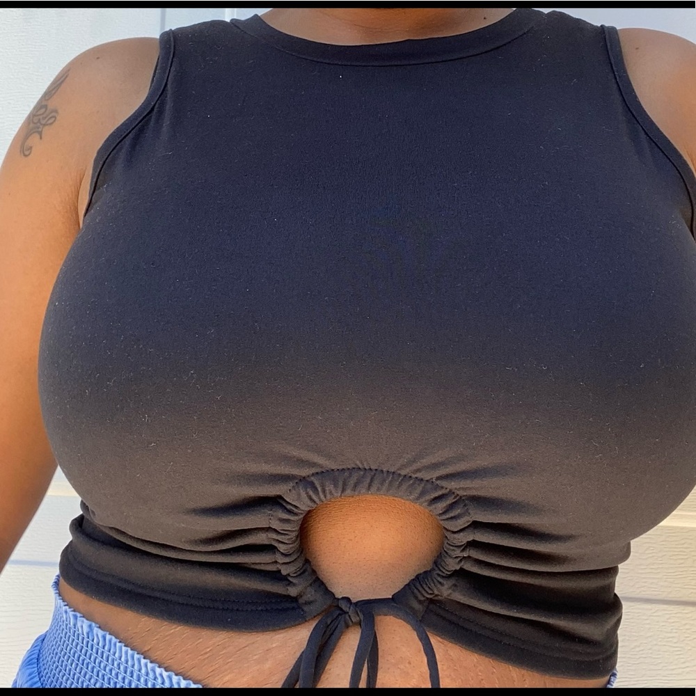 Double layer Crop Top